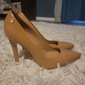 Calvin Klein Tan Heels